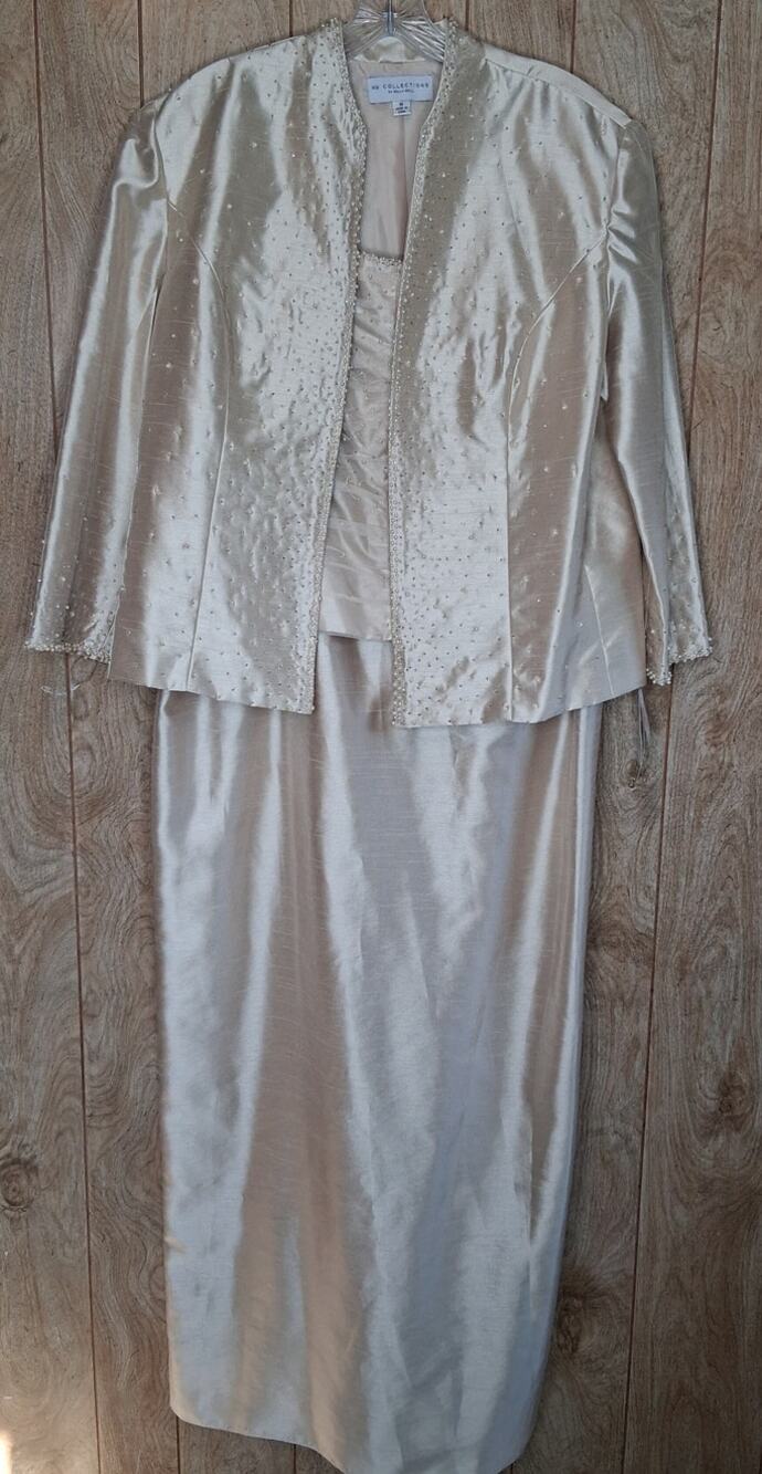 Mother of the Bride or Groom Dress NWT Size 18 KM Collections Milla Bell 2-piece